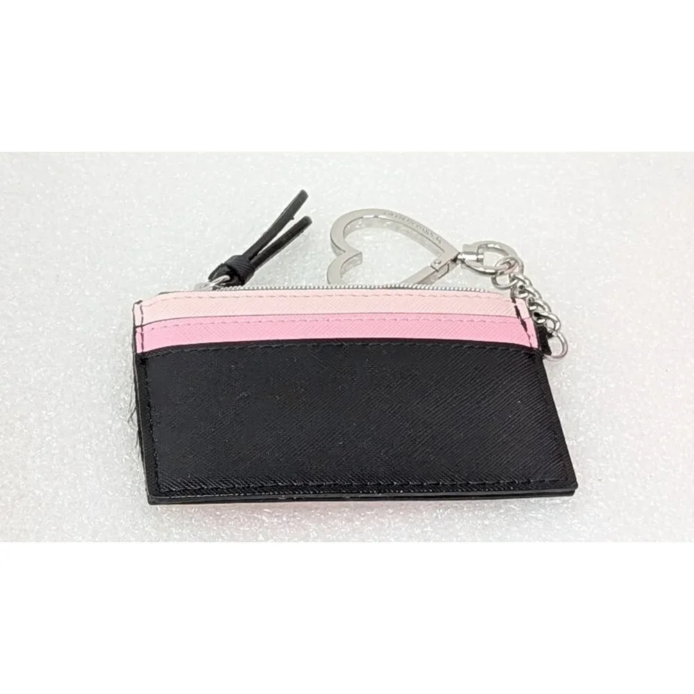 Victoria's Secret New York Card Holder Wallet With Heart Keychain